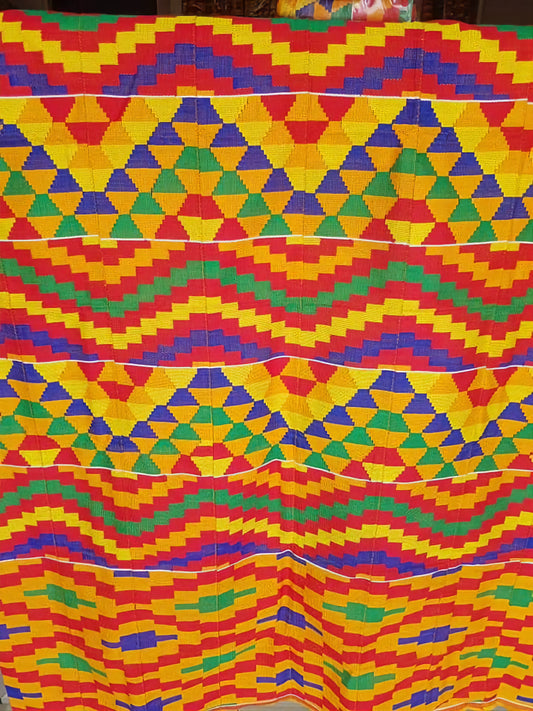 MG Premium Triple Hand Weaved Kente Cloth P091