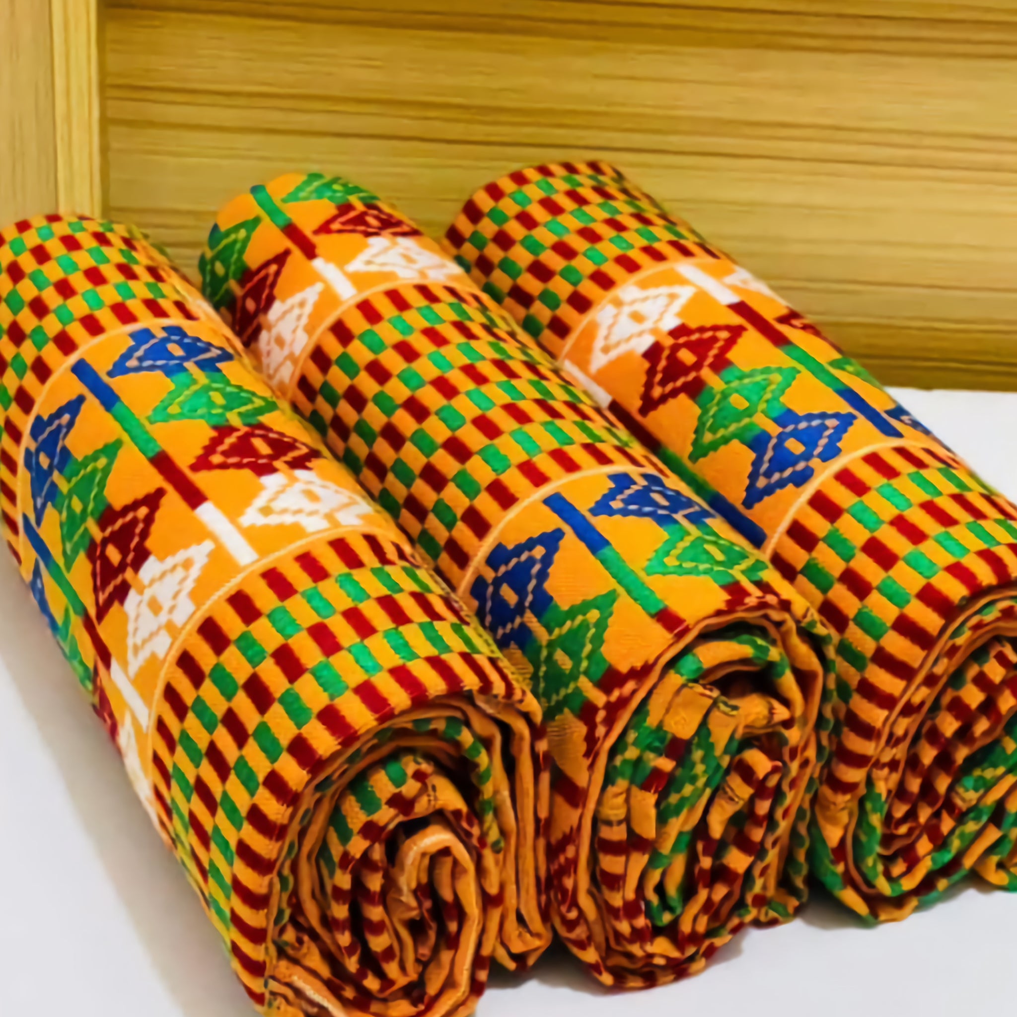 MG Authentic Hand Weaved Kente Cloth A2609