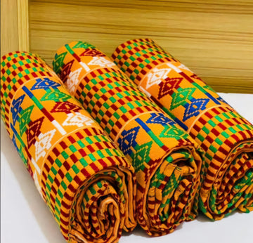 MG Authentic Hand Weaved Kente Cloth A2609