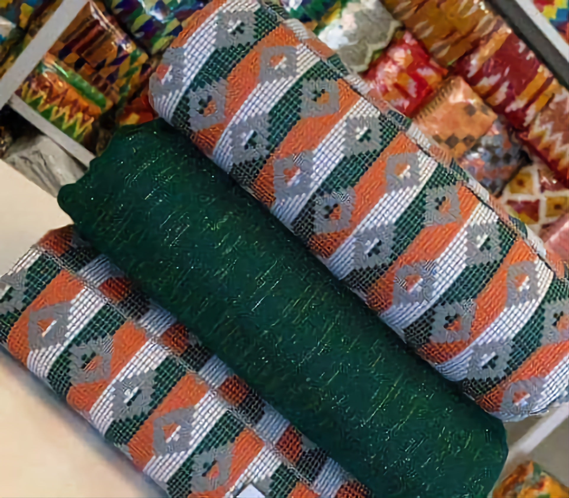 MG Authentic Hand Weaved Kente Cloth A3039