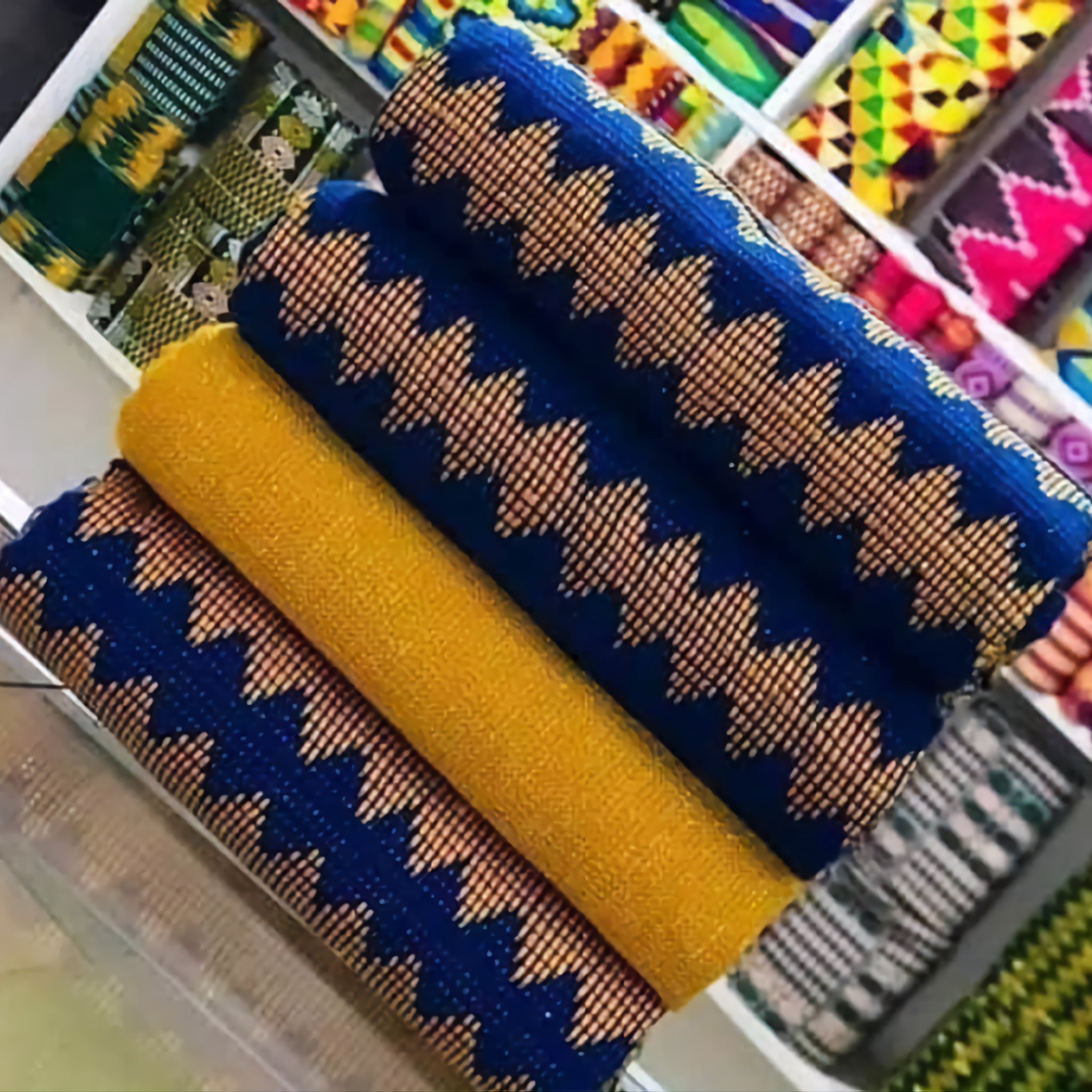 MG Authentic Hand Weaved Kente Cloth A4025