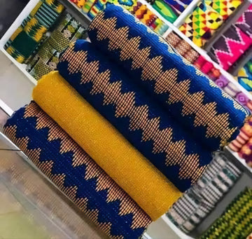 MG Authentic Hand Weaved Kente Cloth A4025