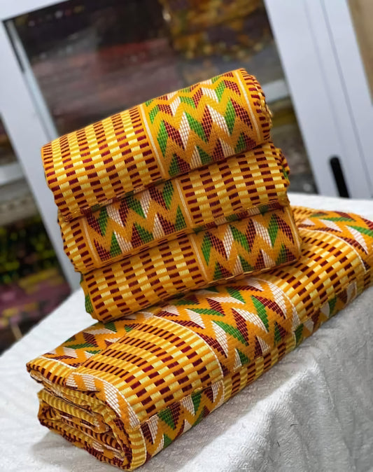 MG Authentic Hand Weaved Kente Cloth A441