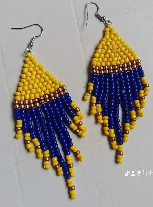 Krobo beads earings