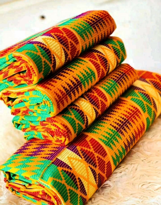 MG Authentic Hand Weaved Kente Cloth A2214