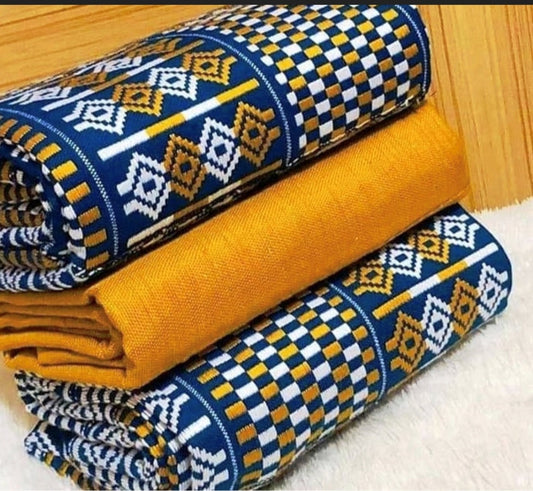 MG Authentic Hand Weaved Kente Cloth A644