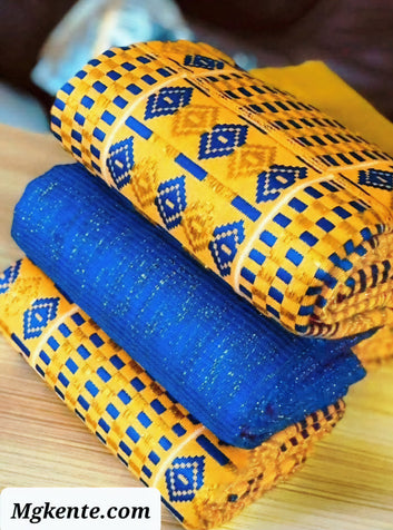 MG Authentic Hand Weaved Kente Cloth A542