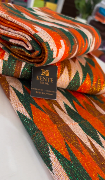 H.G. Silk Kente Cloth Royal collection HGC20