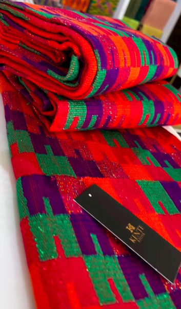 H.G. Ombre Kente Cloth Royal collection HGC24