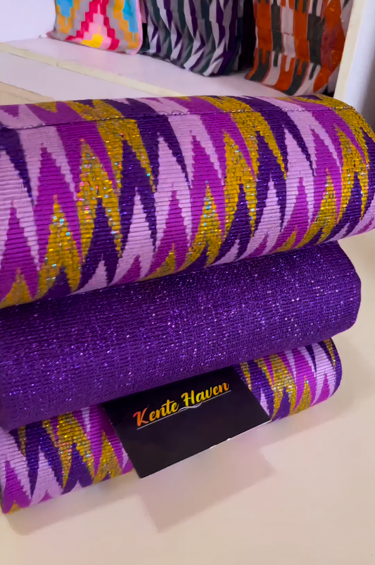 Kente Haven Ombre Hand Weaved Kente Cloth KH109