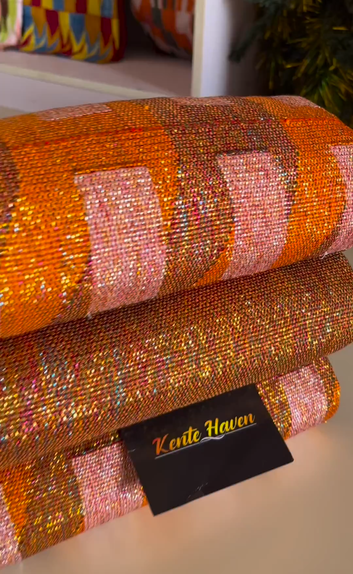 Kente Haven Hand Weaved Kente Cloth KH83