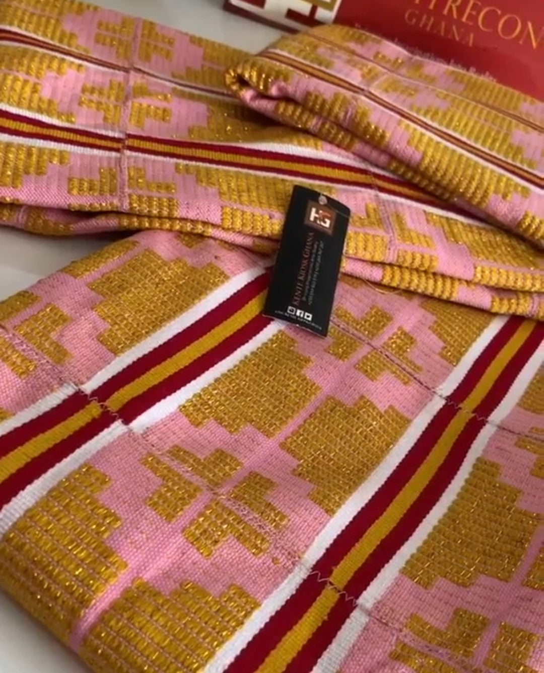 H.G Prestigious Hand Weaved Kente Cloth PA