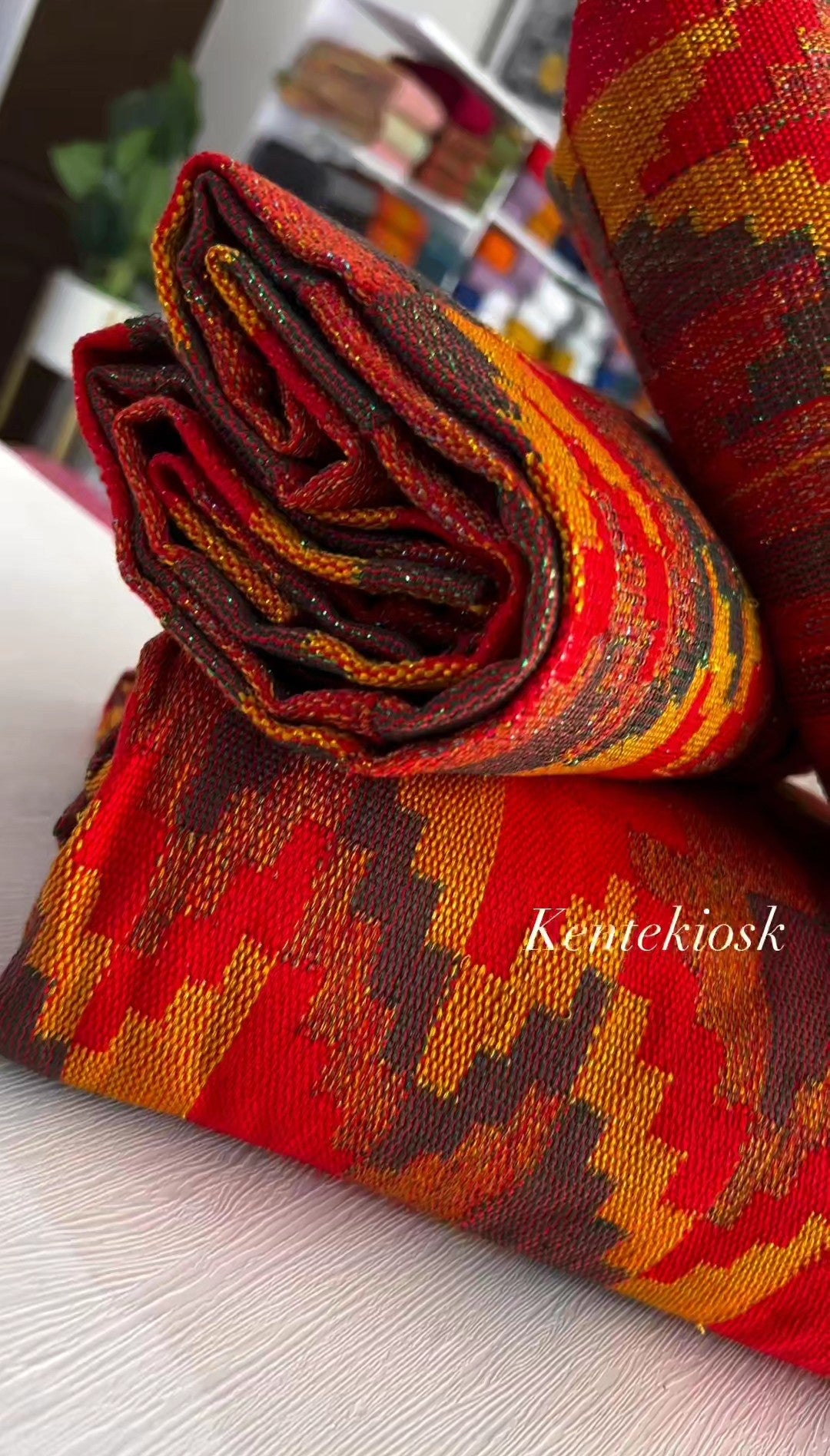 H.G Prestigious Hand Weaved Kente Cloth HG