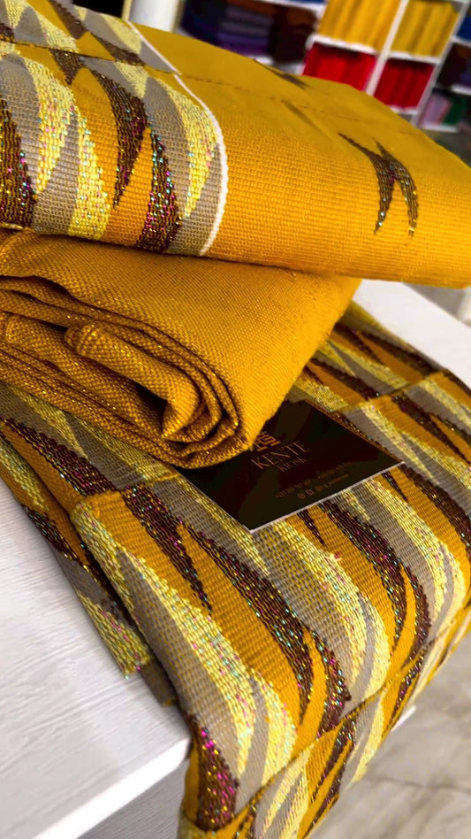 H.G. Ombre Silk Kente Cloth Royal collection HGC21