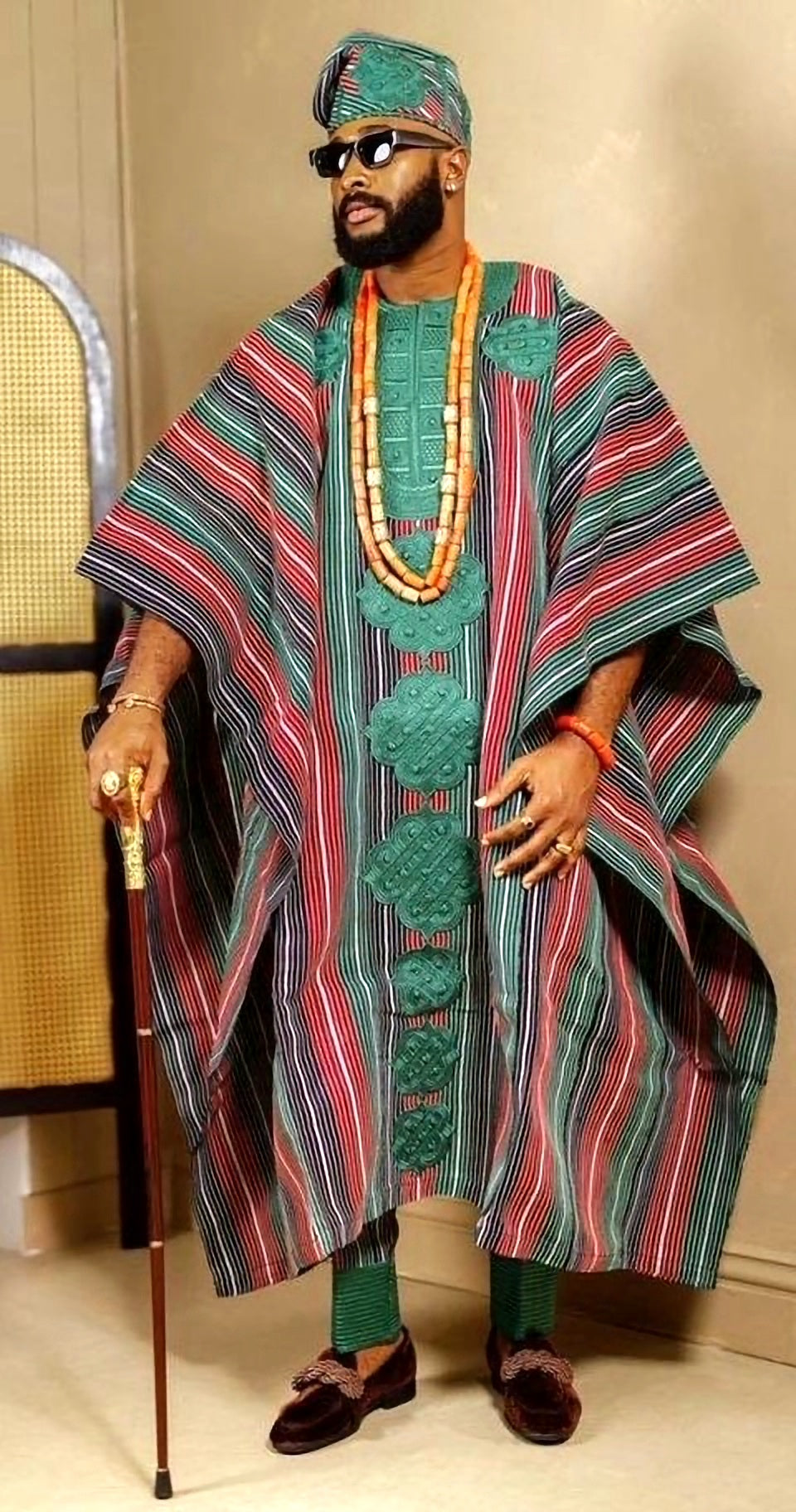 MG Prestige 3 Piece Yoruba Agbada Traditional Clothing AGP28