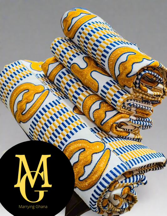 MG Authentic Hand Weaved Kente Cloth A477