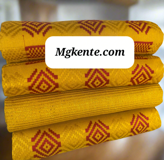 Authentic Hand Weaved Kente Cloth A670