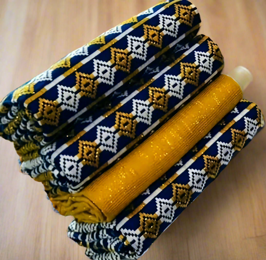 MG Authentic Hand Weaved Kente Cloth A646