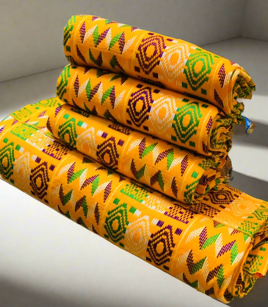 MG Authentic Hand Weaved Kente Cloth A453