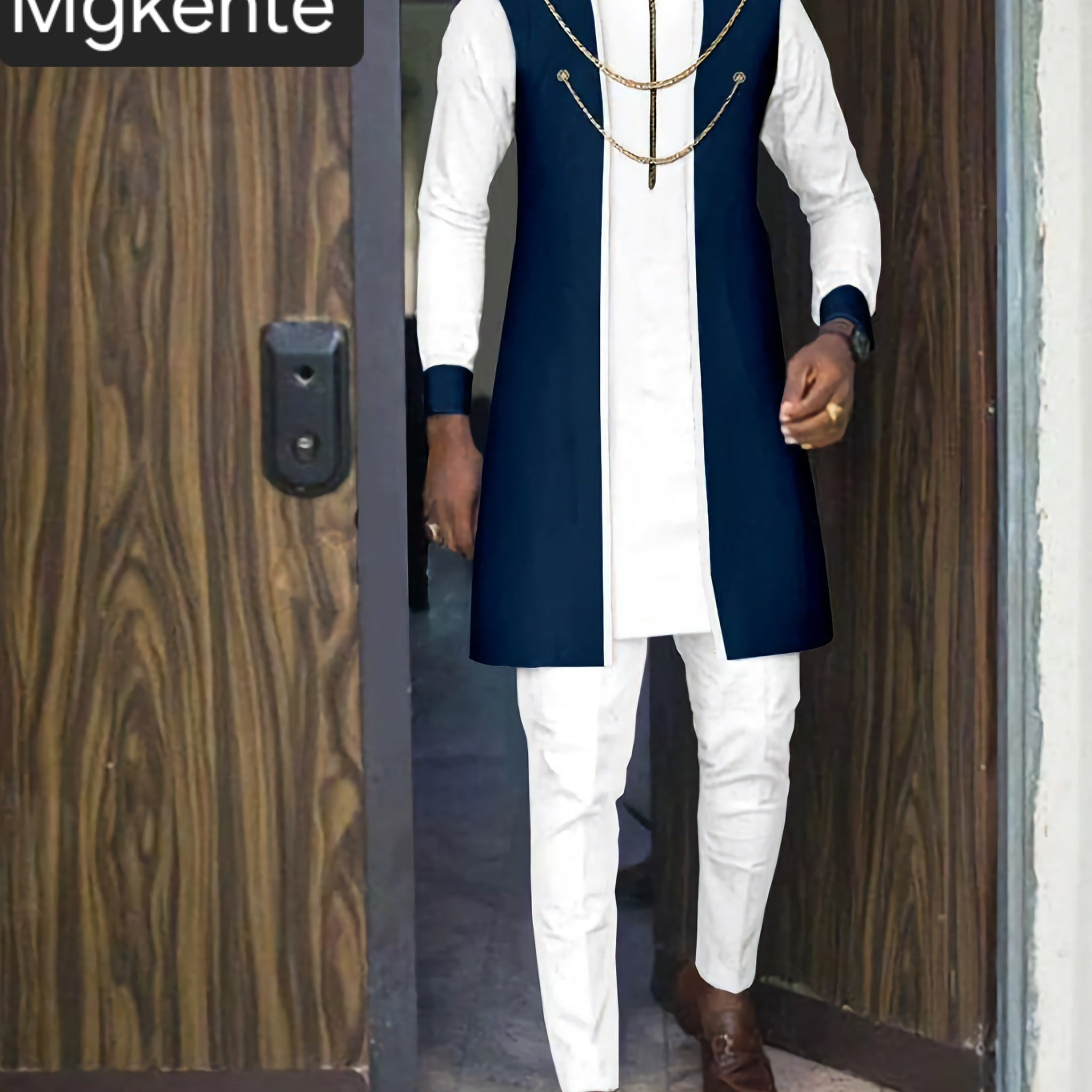 MG Men's Traditional African Wear/ Kafka, African Suit TW