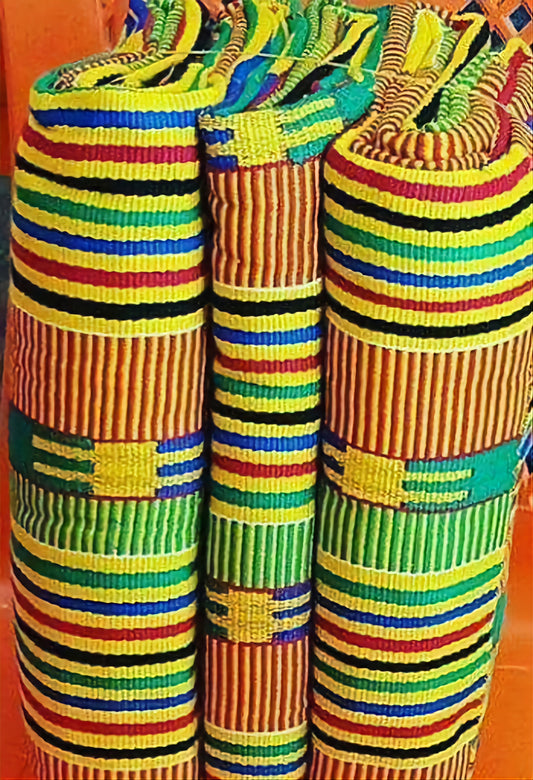 MG Authentic Hand Weaved Kente Cloth A455