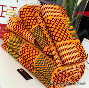 MG Authentic Hand Weaved Kente Cloth A447