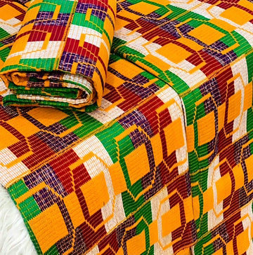 MG Authentic Hand Weaved Kente Cloth A2571