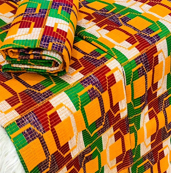 MG Authentic Hand Weaved Kente Cloth A433