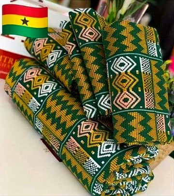 MG Authentic Hand Weaved Kente Cloth A2419