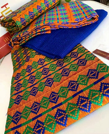 MG Authentic Hand Weaved Kente Cloth A651