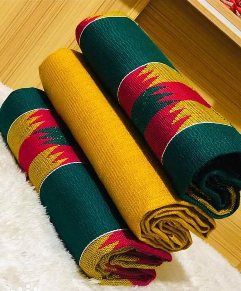 MG Authentic Hand Weaved Kente Cloth A3115