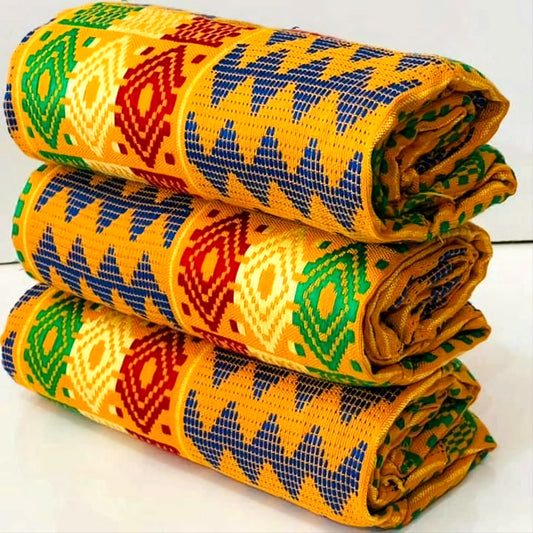 MG Authentic Hand Weaved Kente Cloth A444