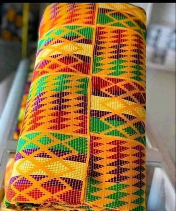 MG Authentic Hand Weaved Kente Cloth A2563