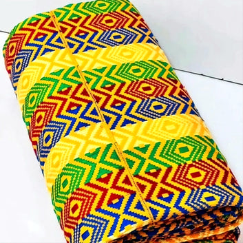 MG Authentic Hand Weaved Kente Cloth A449