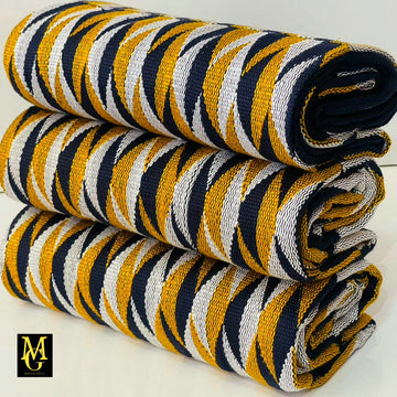 MG Premium Double Pattern Hand Weaved Kente Cloth P517