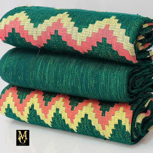 Authentic Hand Weaved Kente Cloth A2582