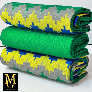 Authentic Hand Weaved Kente Cloth A2583