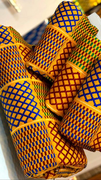 MG Authentic Hand Weaved Kente Cloth A448