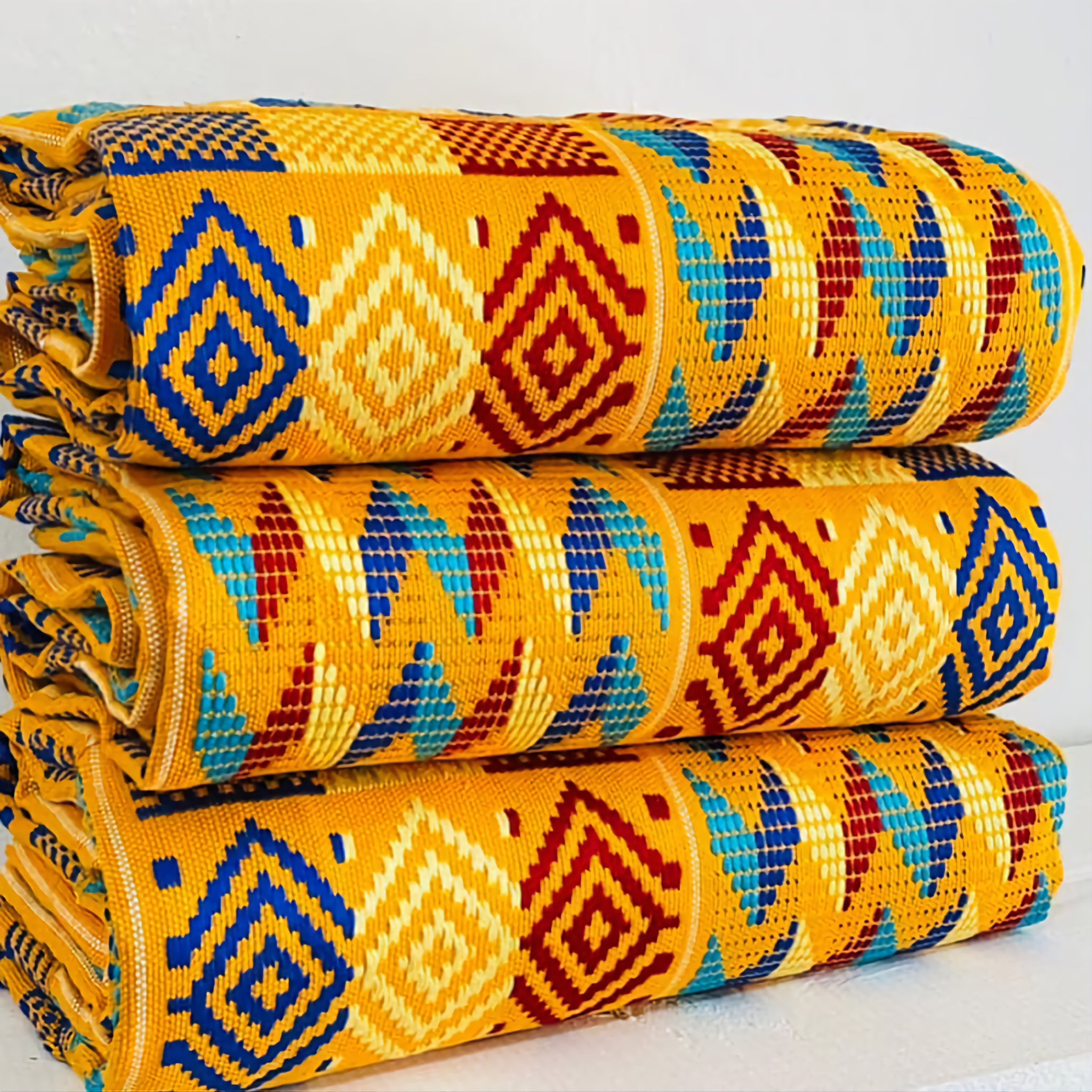 MG Authentic Hand Weaved Kente Cloth A2229