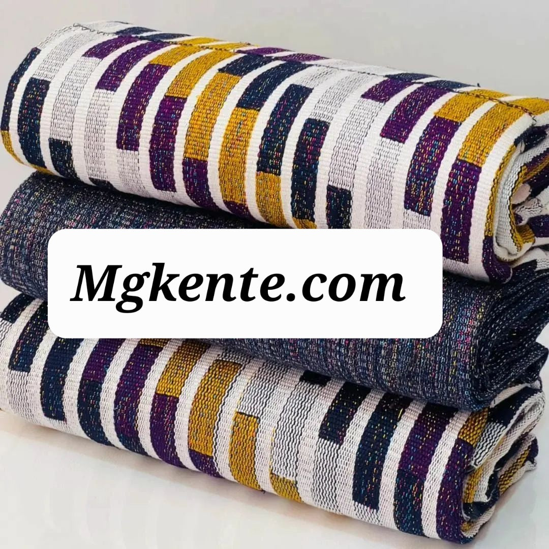 Authentic Hand Weaved Kente Cloth A2429