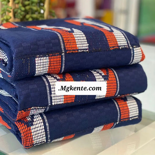 Authentic Hand Weaved Kente Cloth A2467