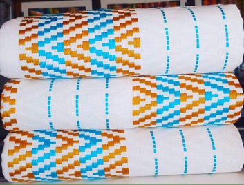 Authentic Hand Weaved Kente Cloth A2290
