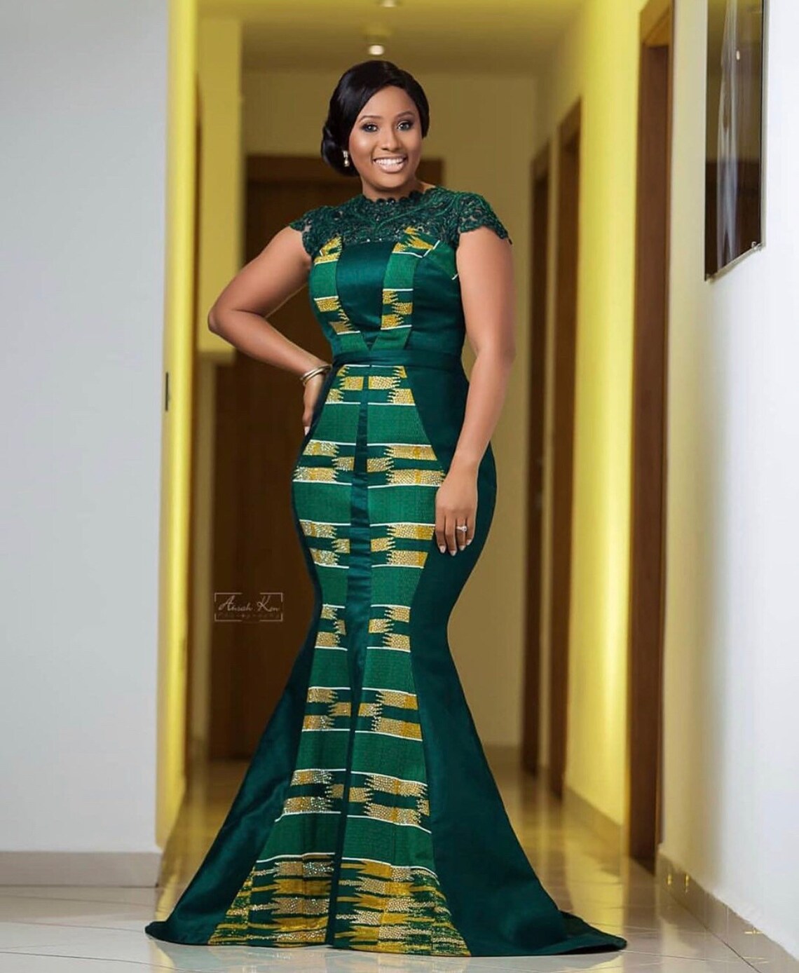 Kente fabric dresses sale