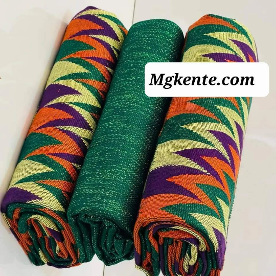 Authentic Hand Weaved Kente Cloth A2510