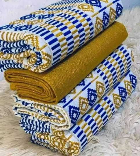 Authentic Hand Weaved Kente Cloth A2519