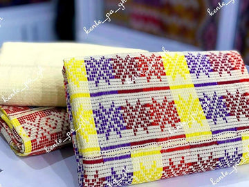 Authentic Hand Weaved Kente Cloth A2270