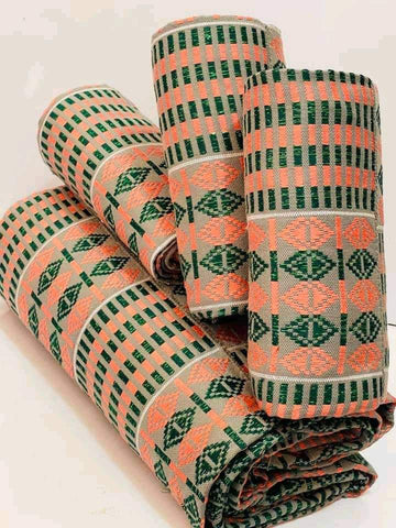 Authentic Hand Weaved Kente Cloth A2264