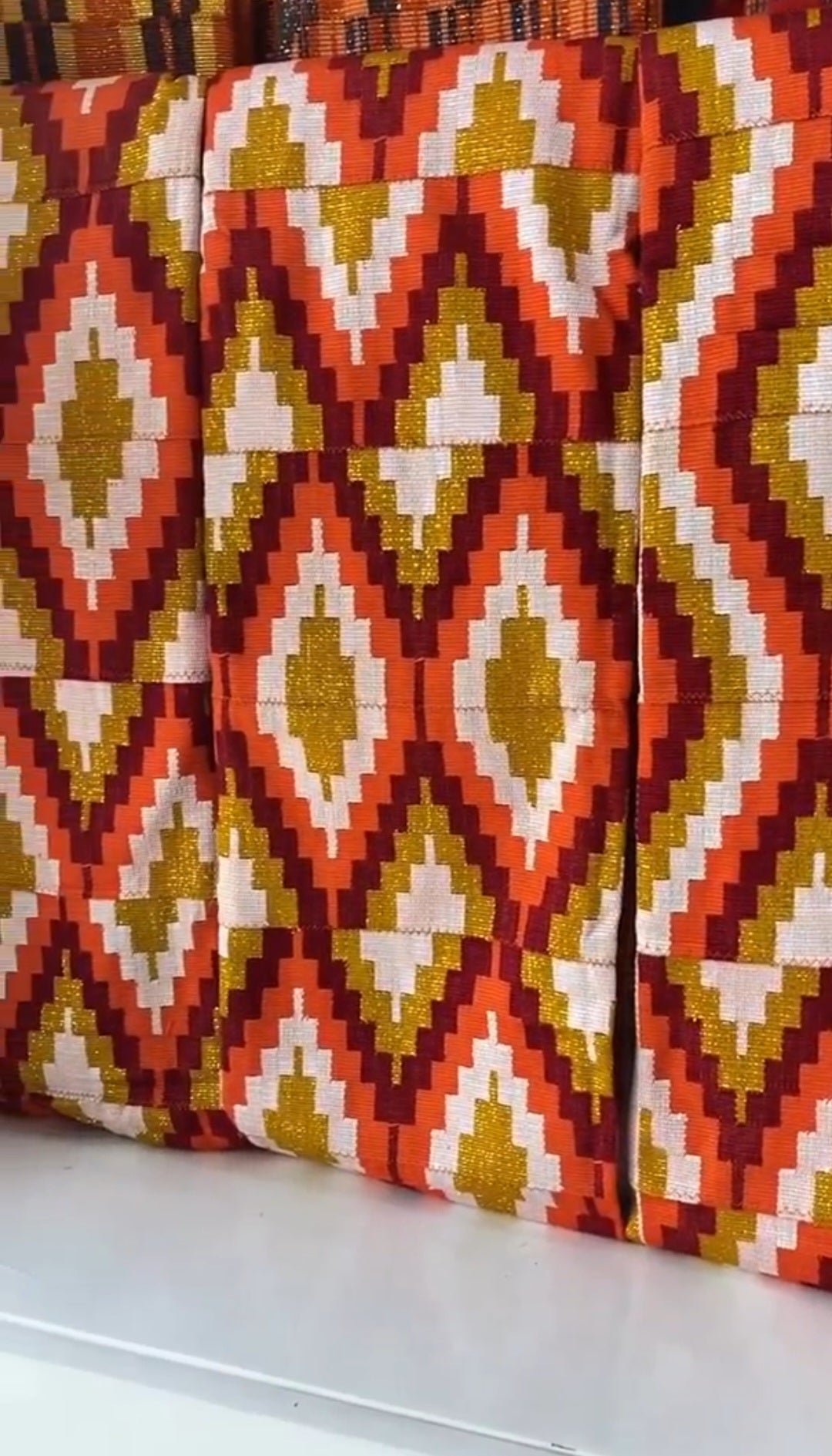 Authentic Hand Weaved Kente Cloth A2574