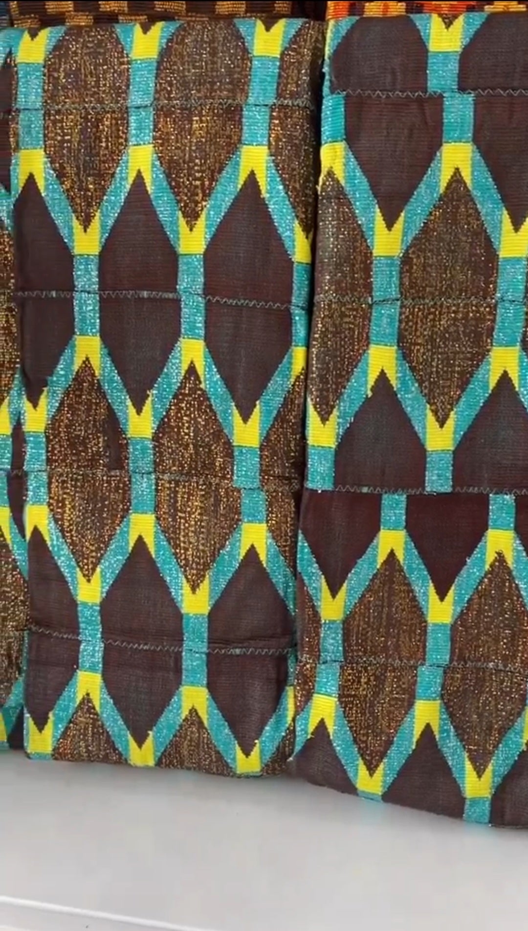 Authentic Hand Weaved Kente Cloth A2565