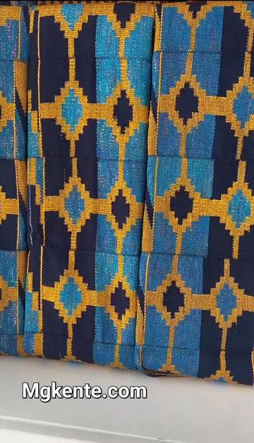 Authentic Hand Weaved Kente Cloth A2550